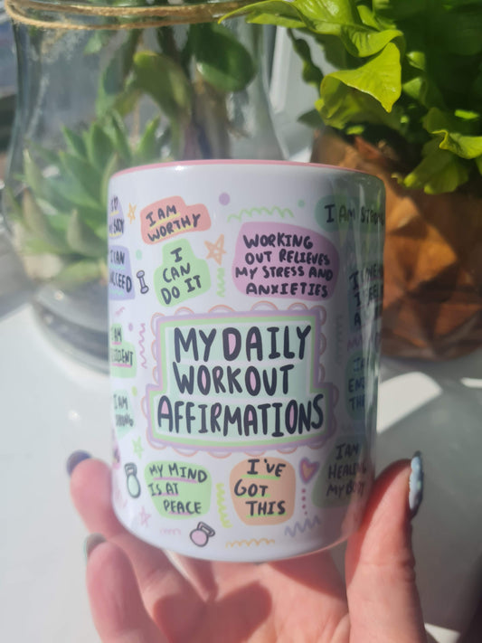 My Daily Workout Affirmation Mug
