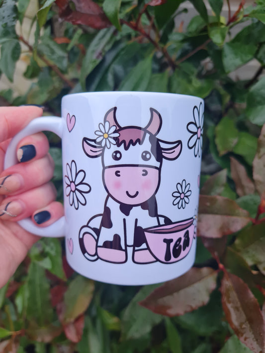 Moody Cow without Tea Mug