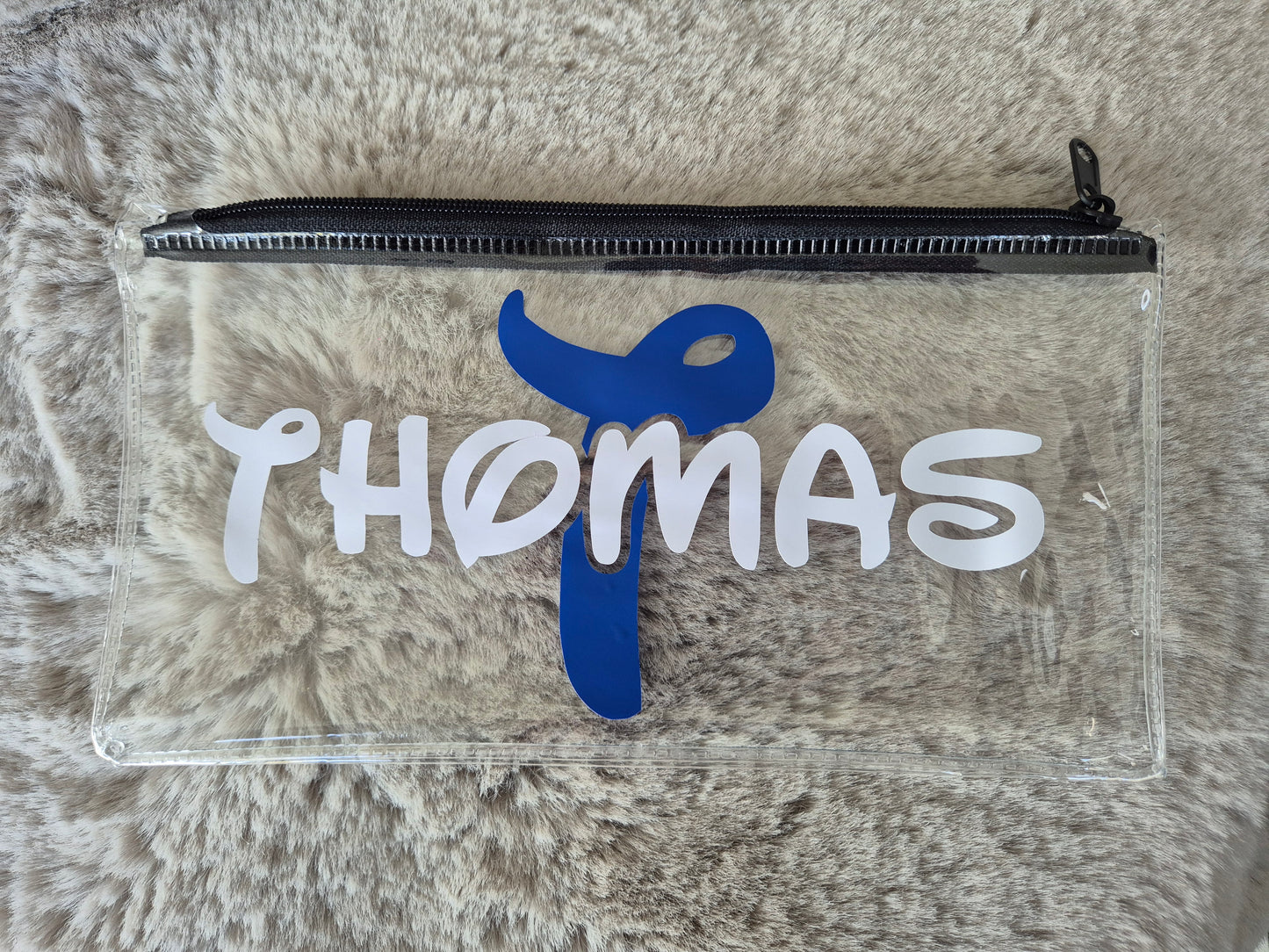 Personalised Clear Pencil Case