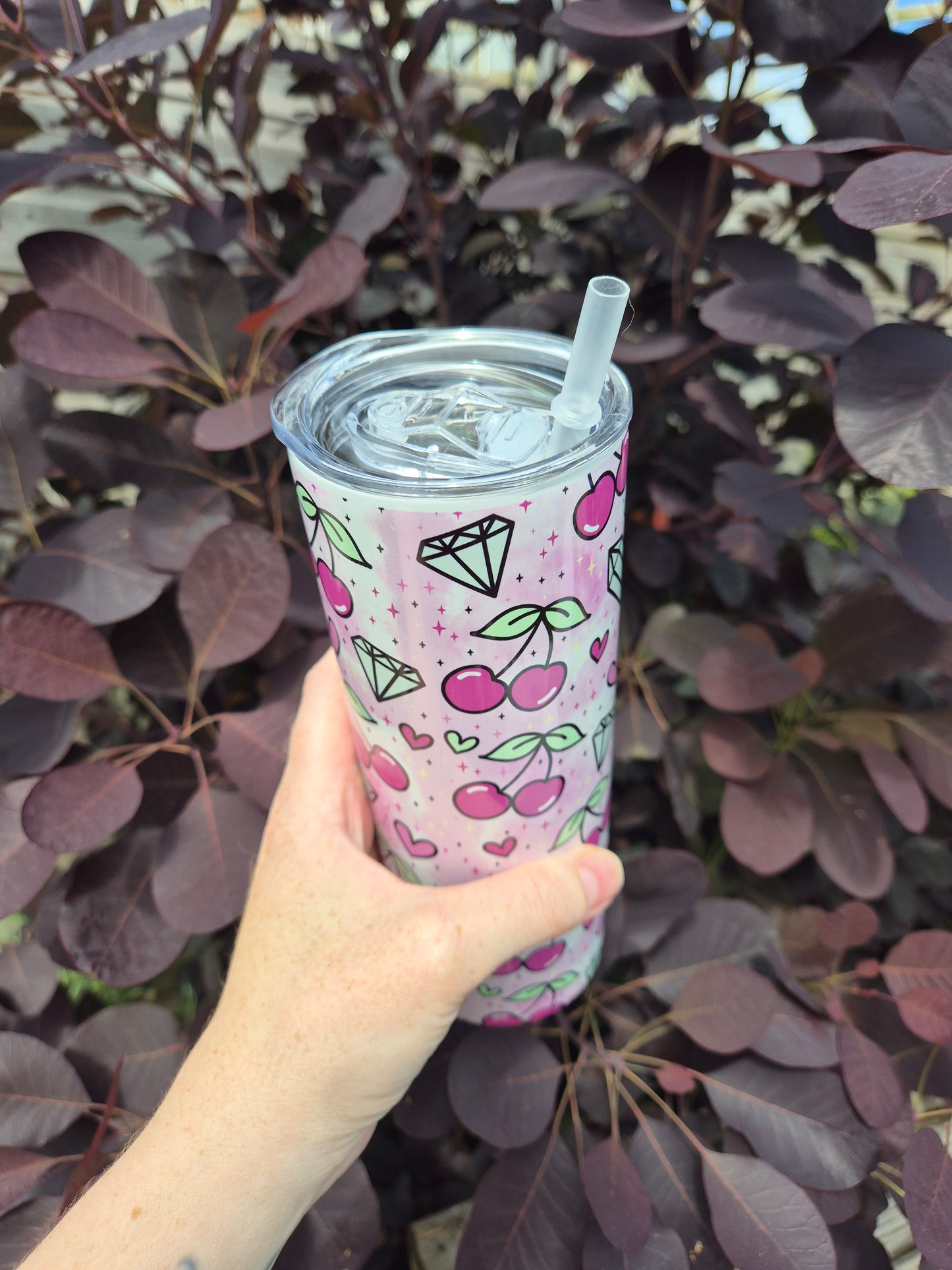 Cherry Crystals 15oz & 20oz Tumbler