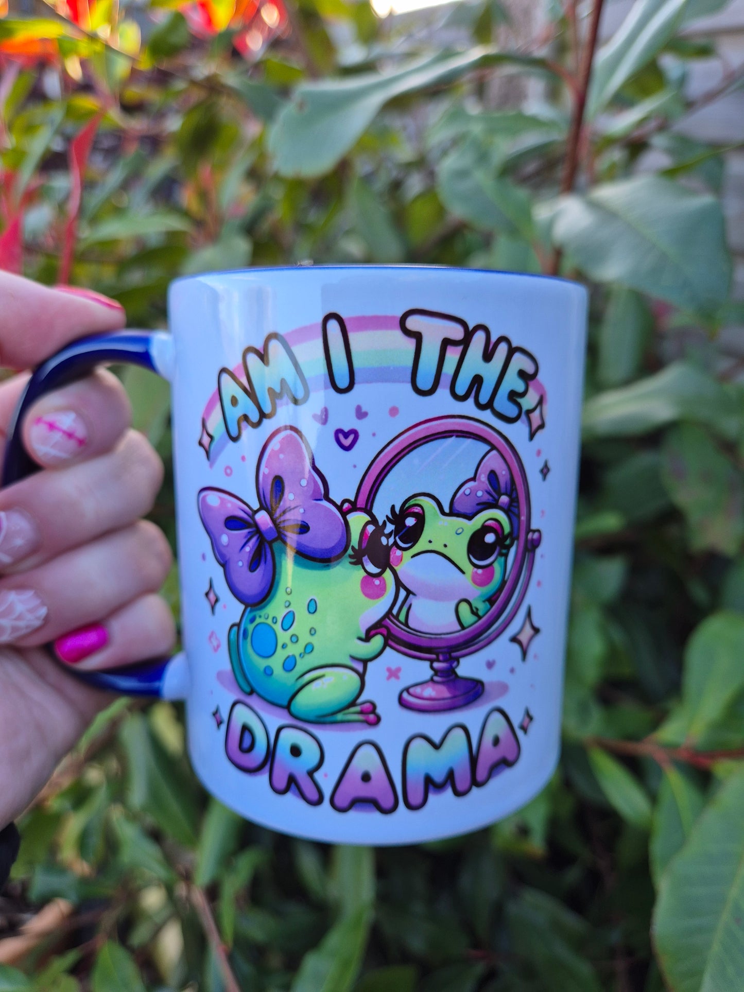 Am I The Drama Frog Mug