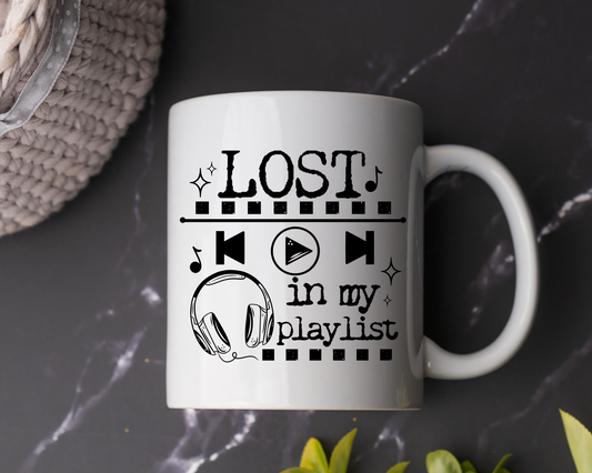 Lost In My Playlist Mug