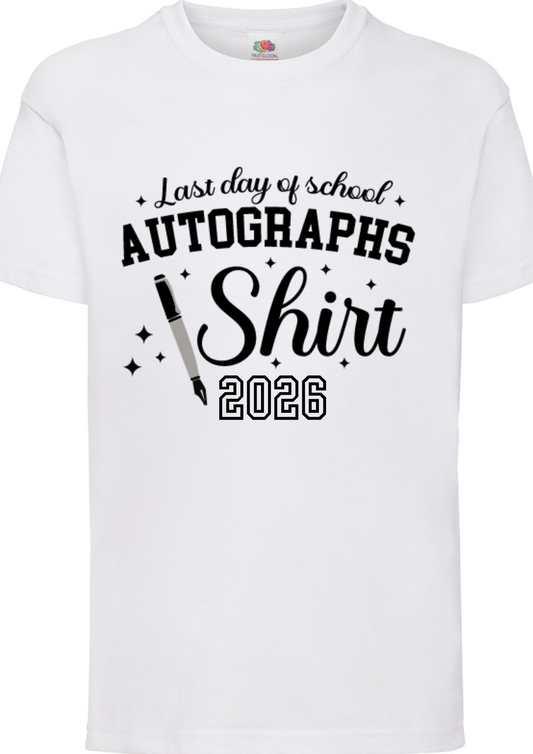 Autograph Leavers T-Shirt