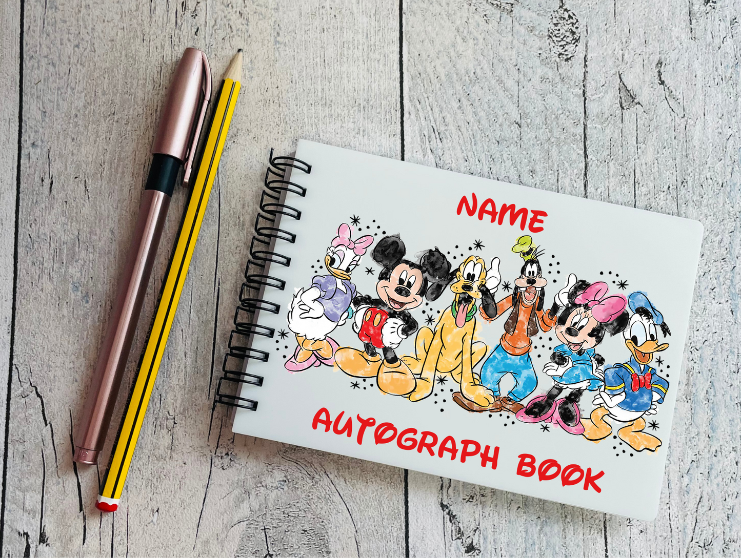 Personalised Friends Autograph Book