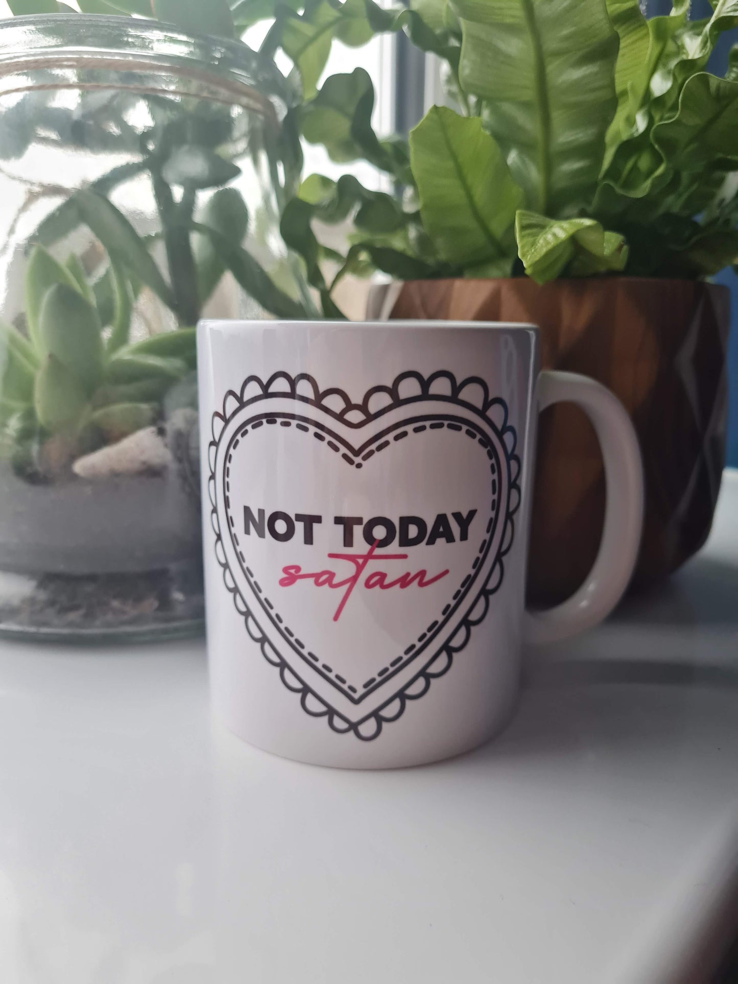 Not Today Satan Mug