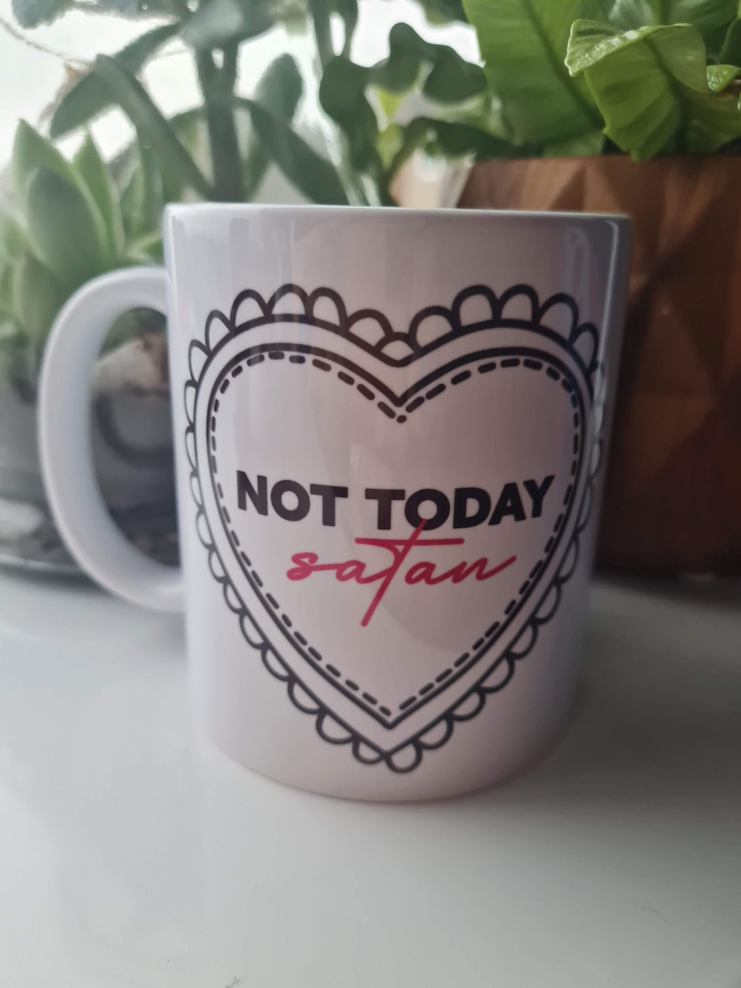 Not Today Satan Mug