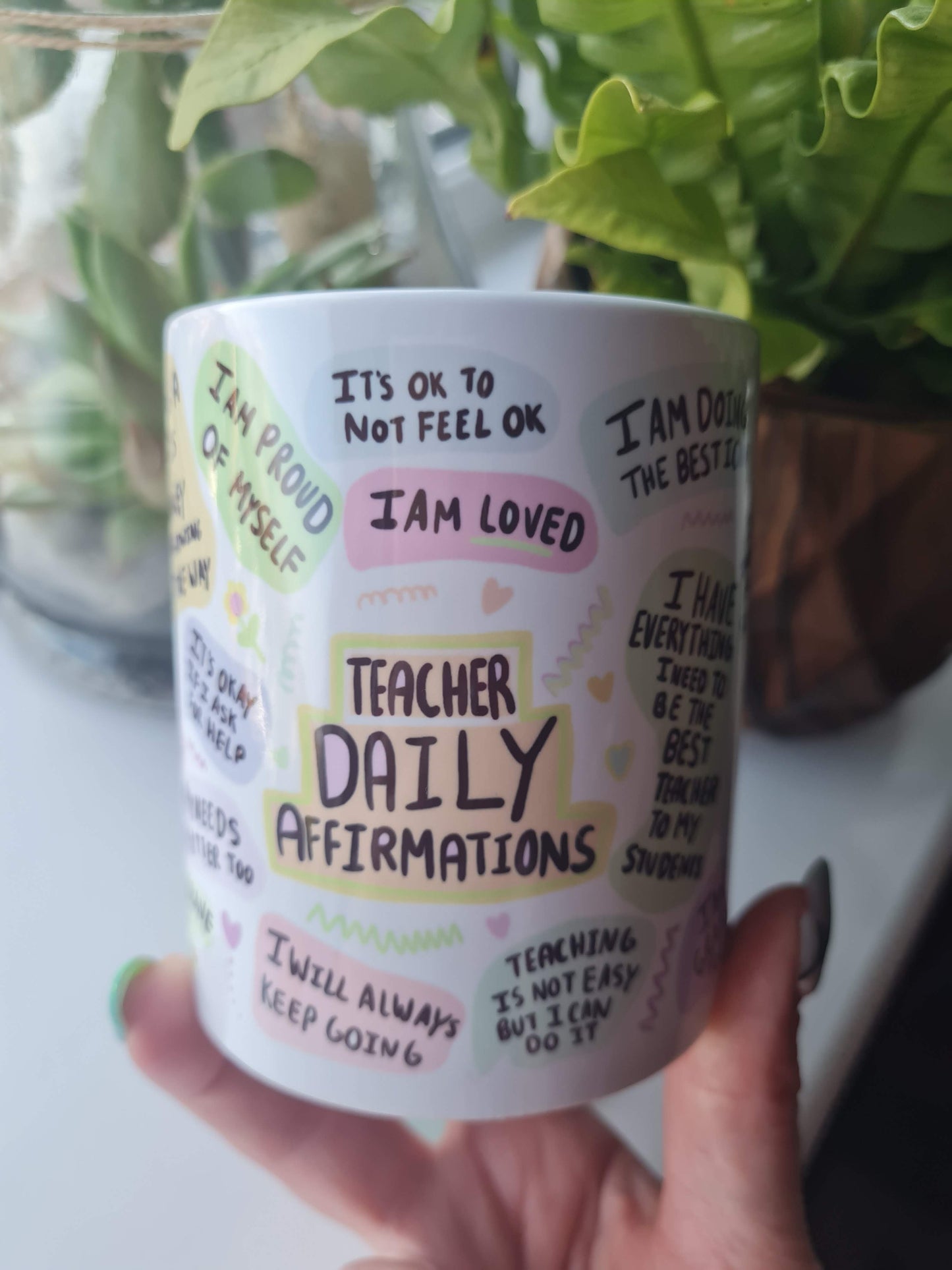 Teacher Daily Affirmations Mug