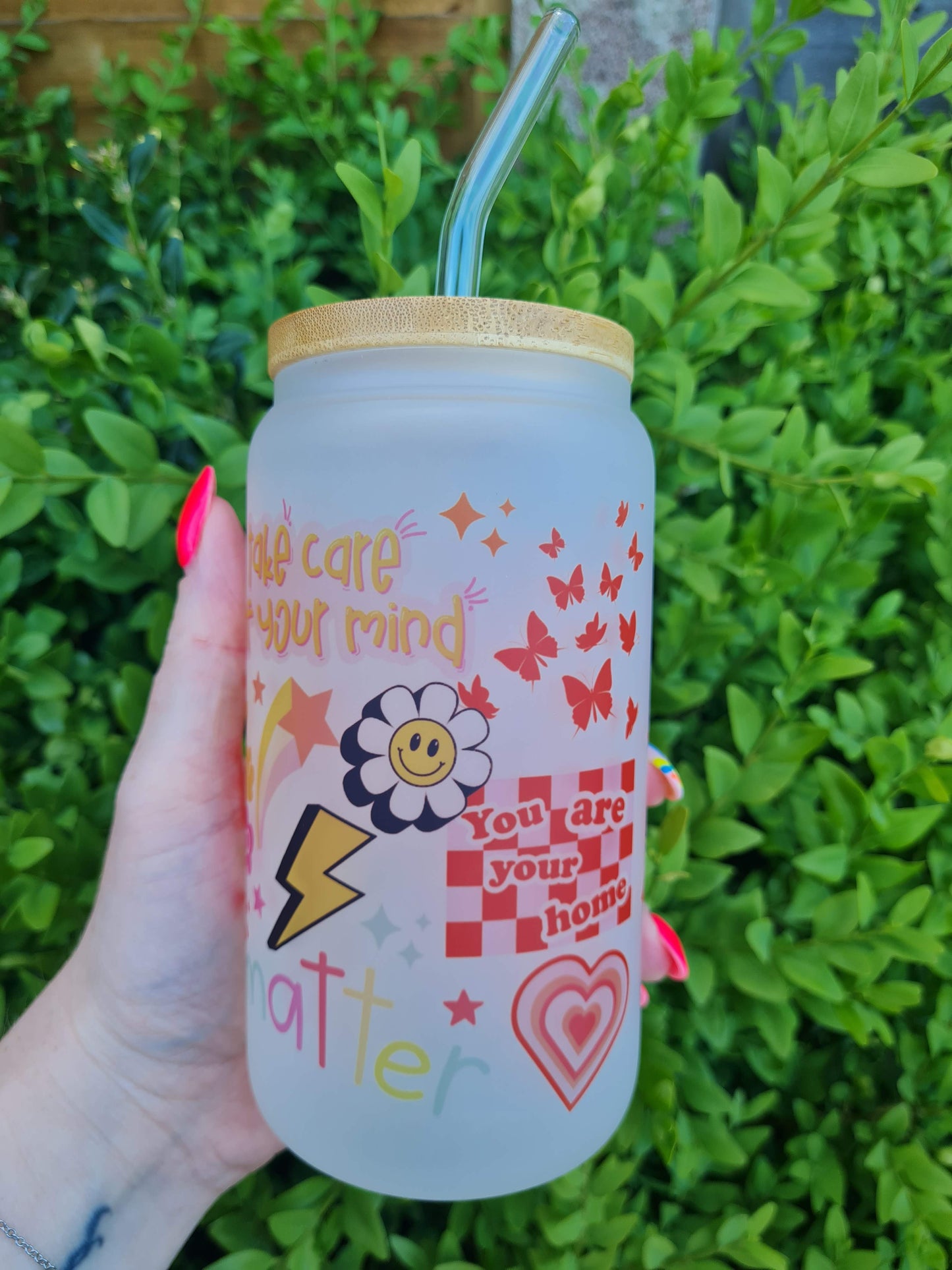 Self Love 16oz Glass Can