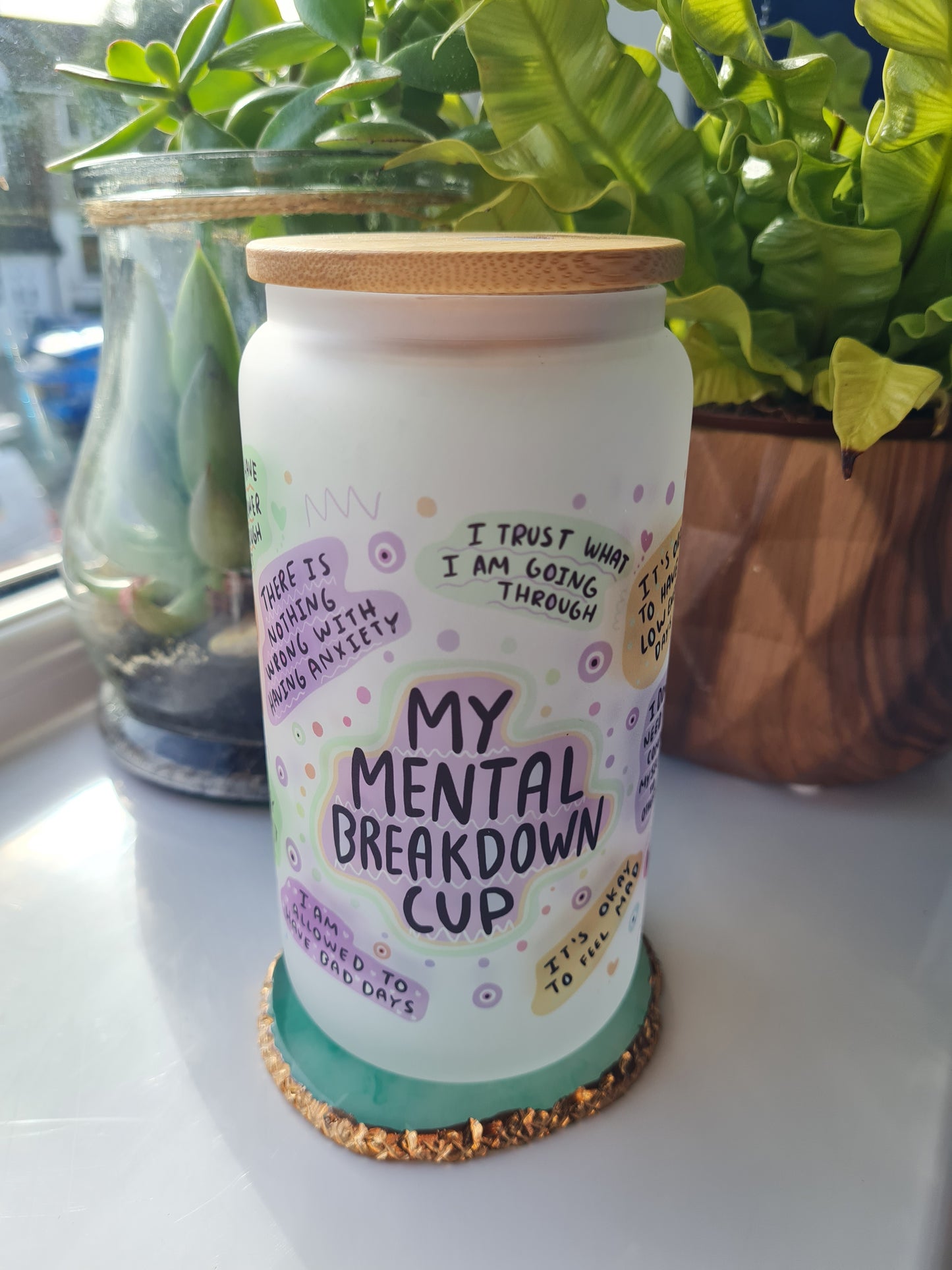 Whoopsie My Mental Breakdown 16oz Frosted Libby Glass - 5