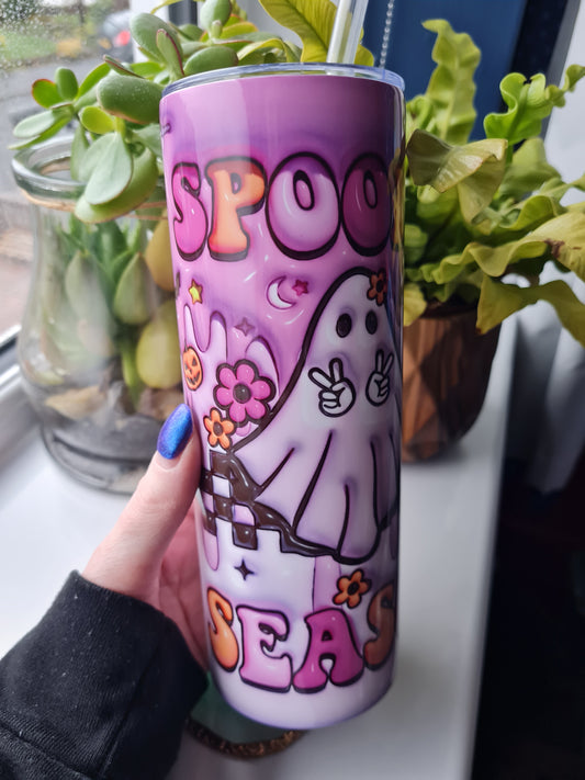 Spooky Season 3D effect Tumbler