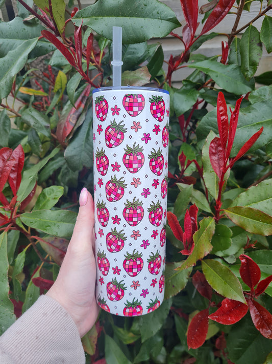 Disco Strawberry 15oz & 20oz Tumbler