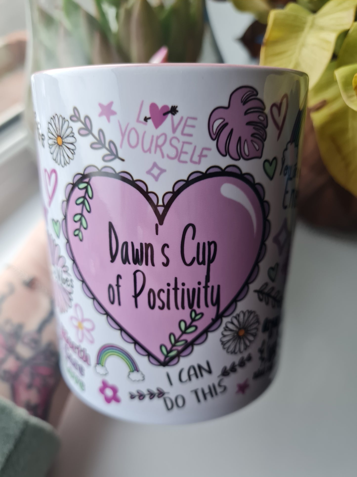 Personalised Cup of Positivity Mug