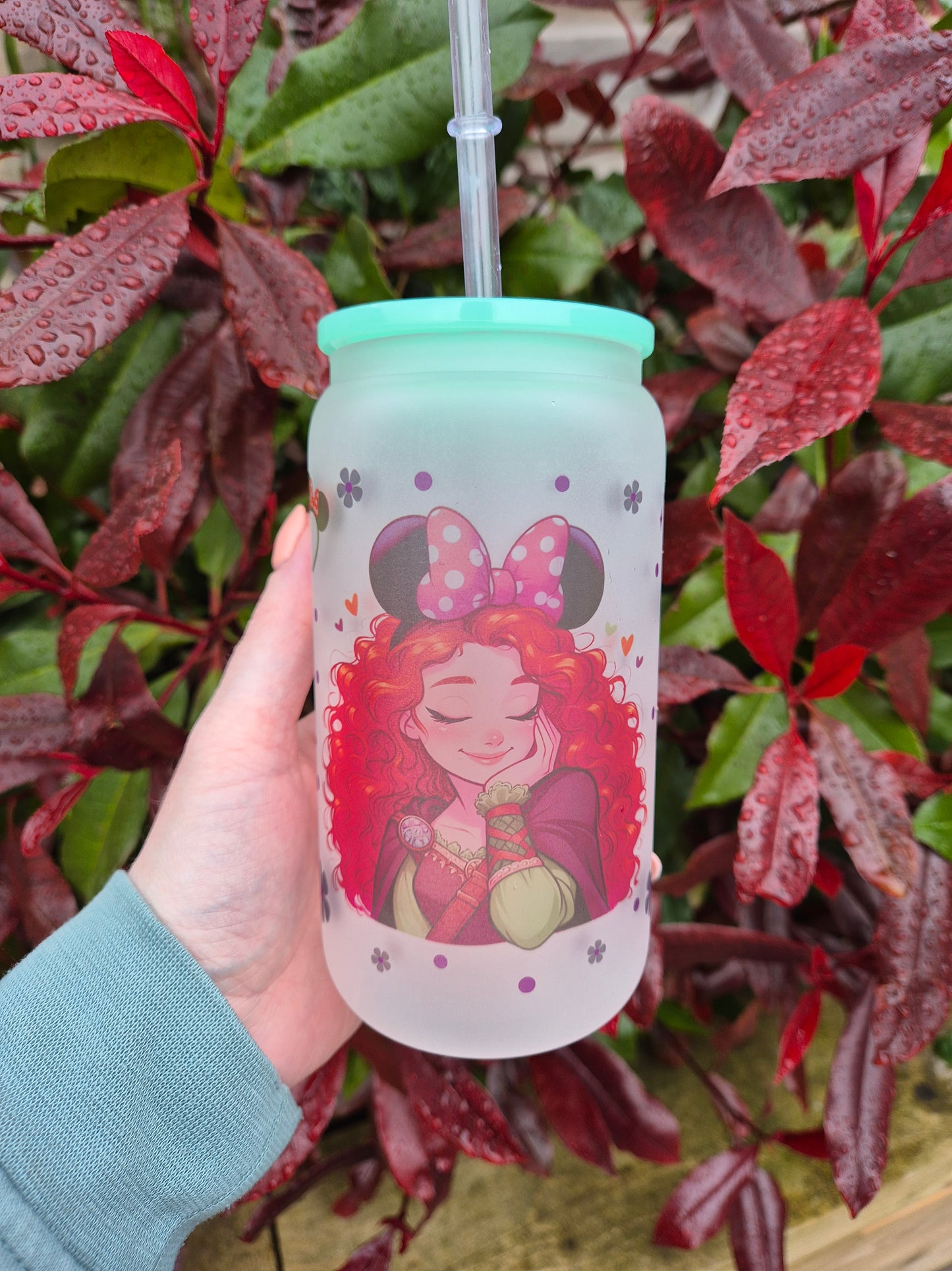 Merida 16oz Frosted Glass Can