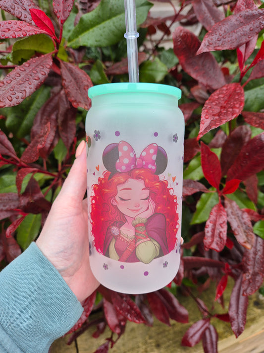 Merida 16oz Frosted Glass Can