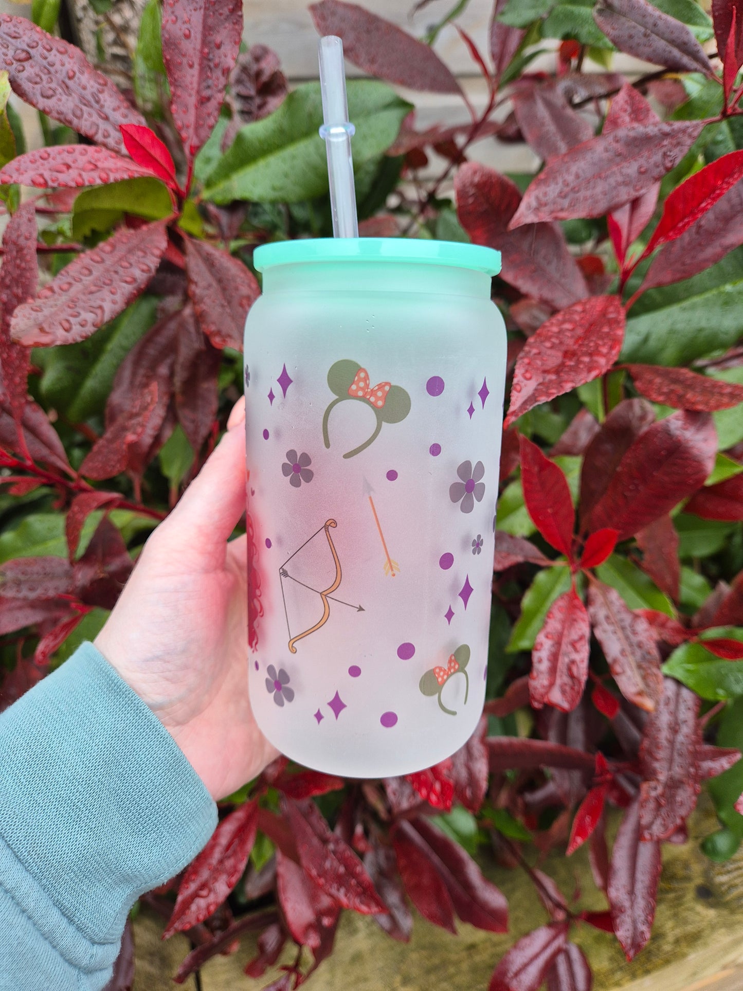 Merida 16oz Frosted Glass Can