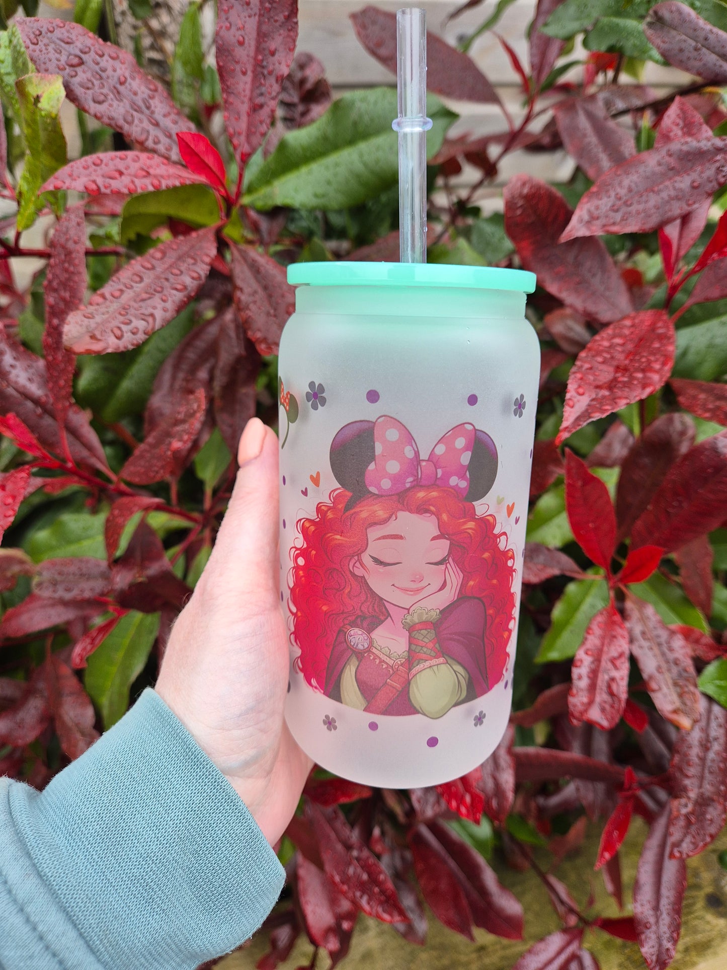 Merida 16oz Frosted Glass Can