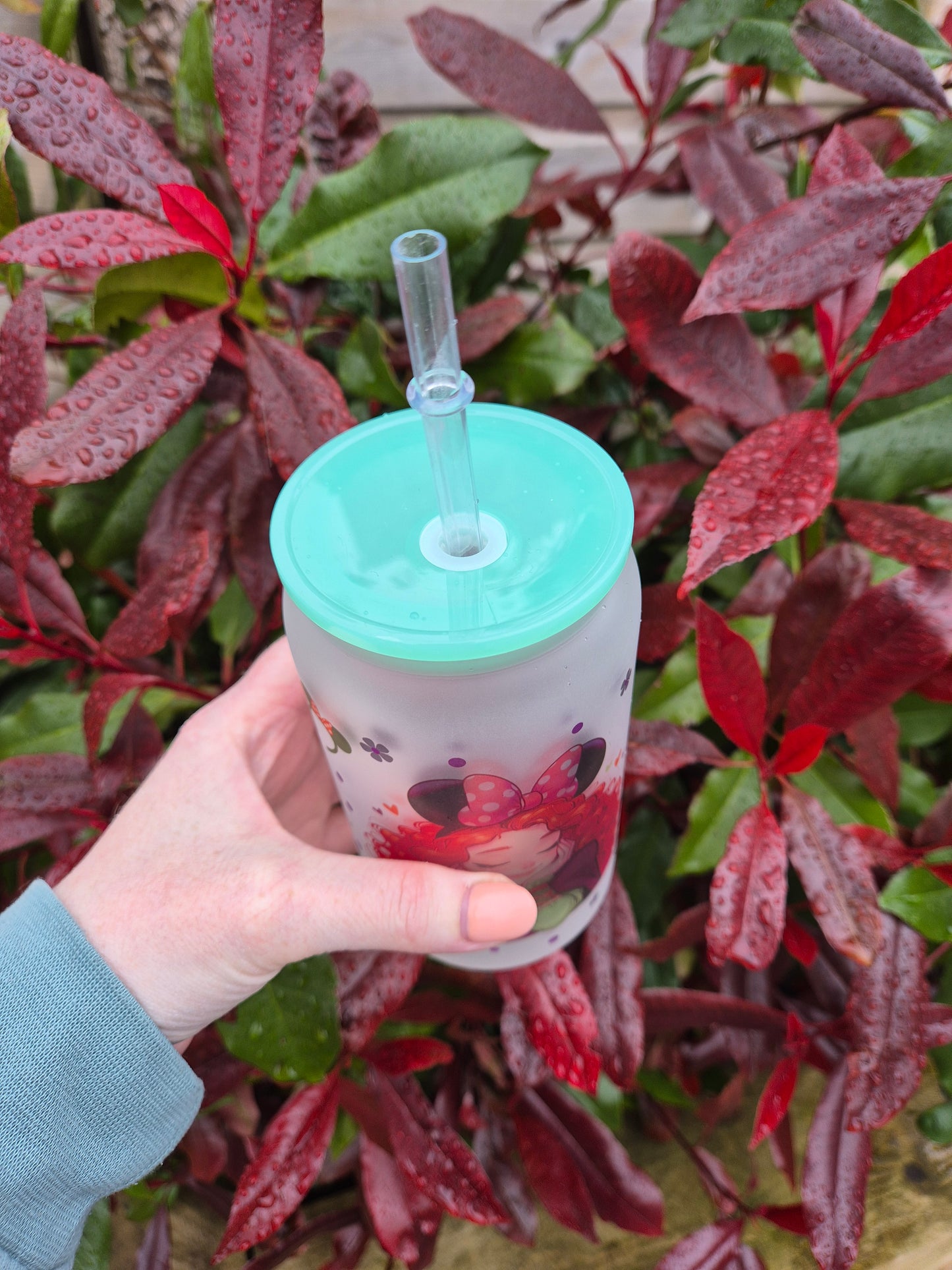 Merida 16oz Frosted Glass Can