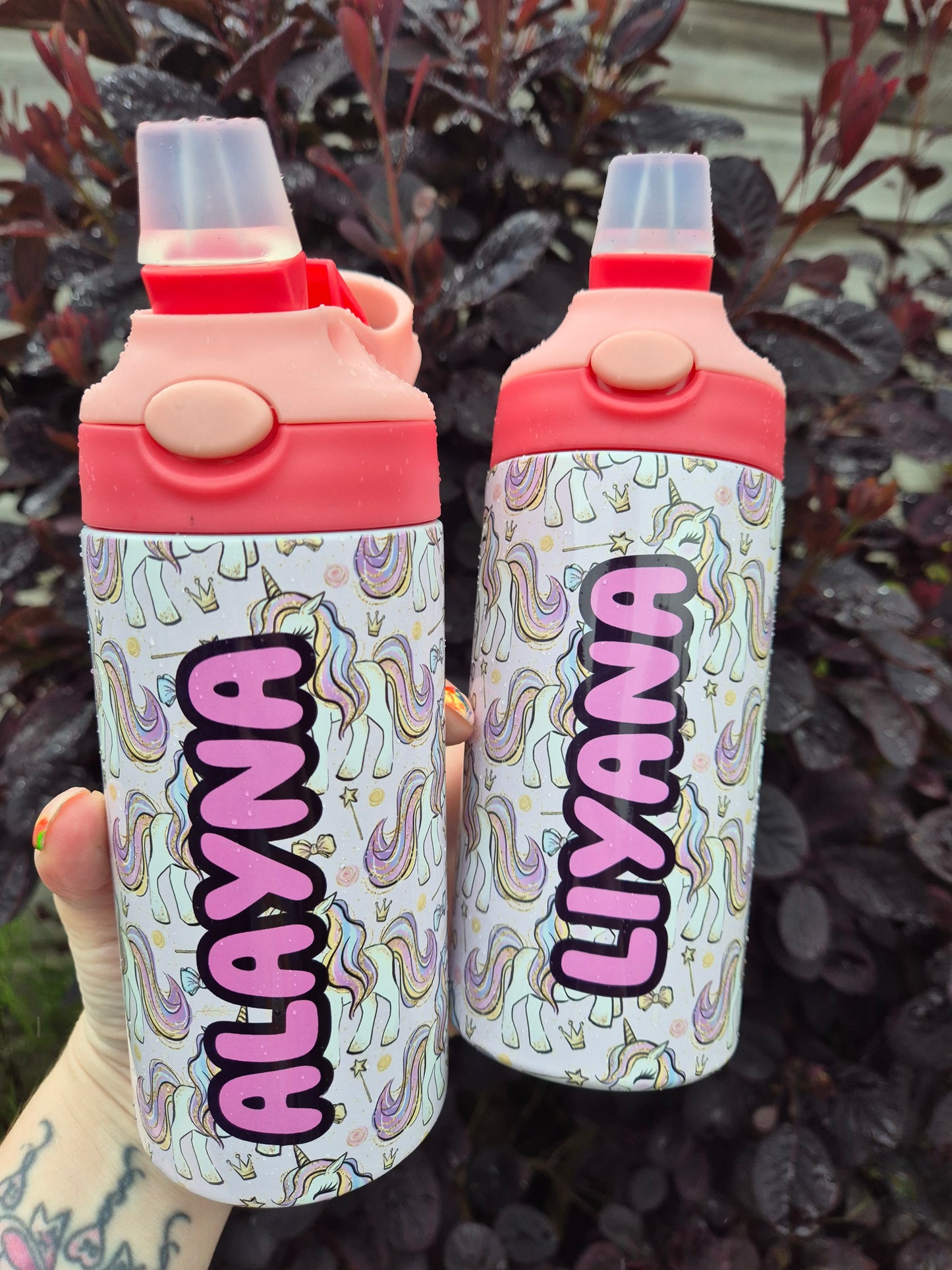 Unicorn 12oz Flip Top Bottles