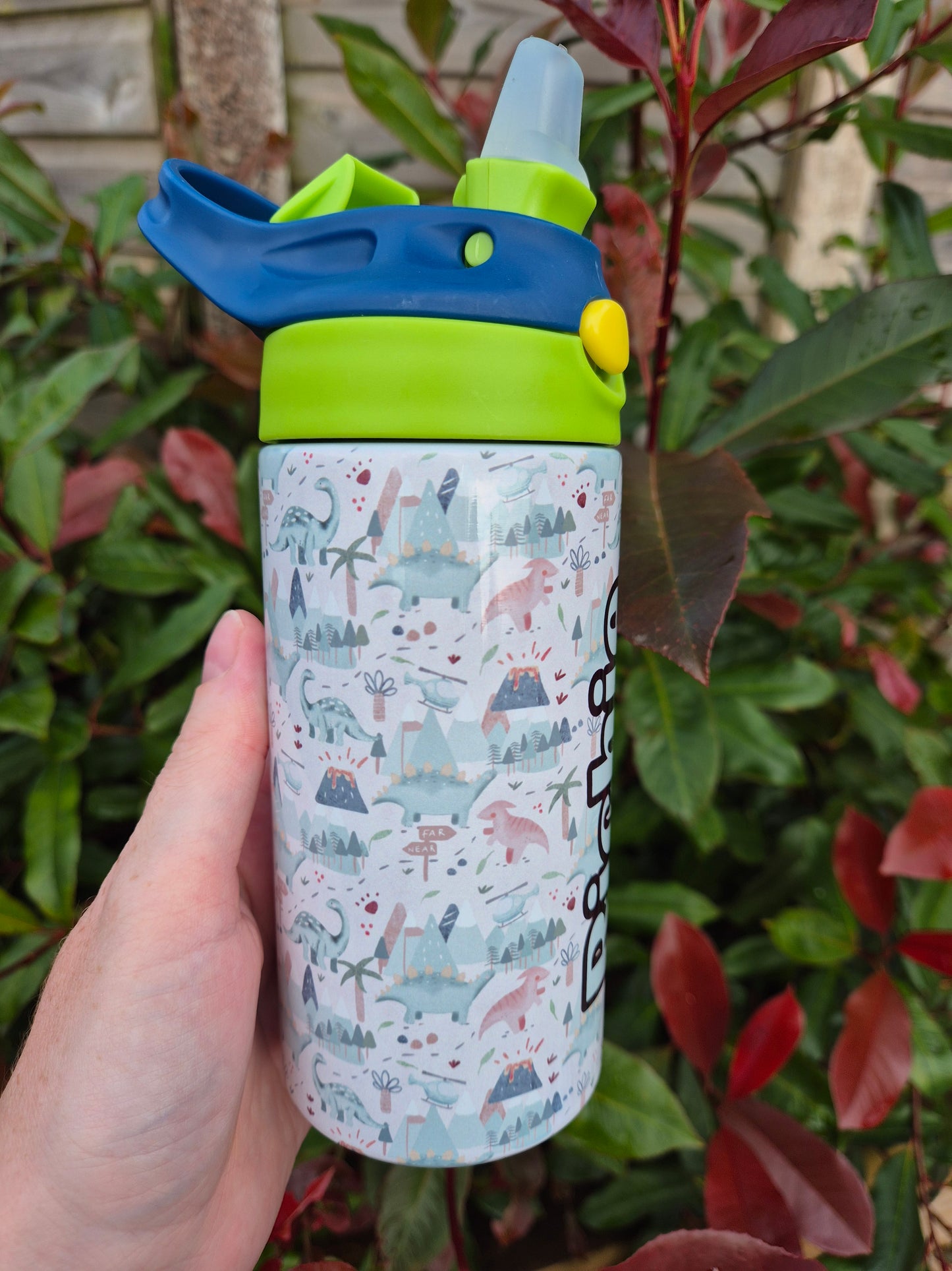 Dinosaur 12oz Flip Top Bottles