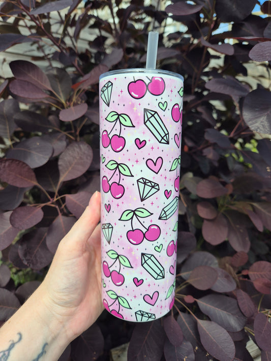 Cherry Crystals 15oz & 20oz Tumbler