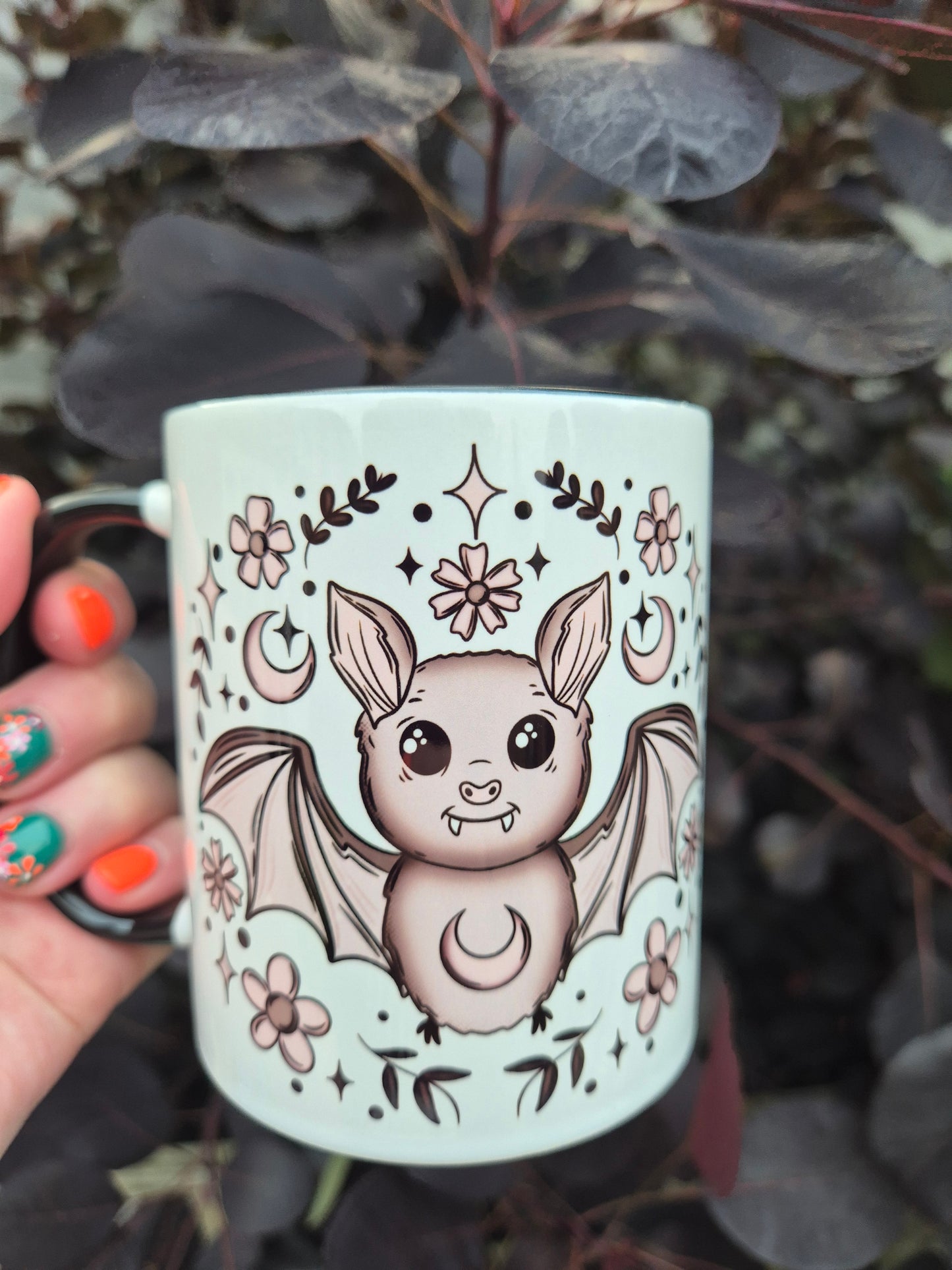 Floral Bat Mug