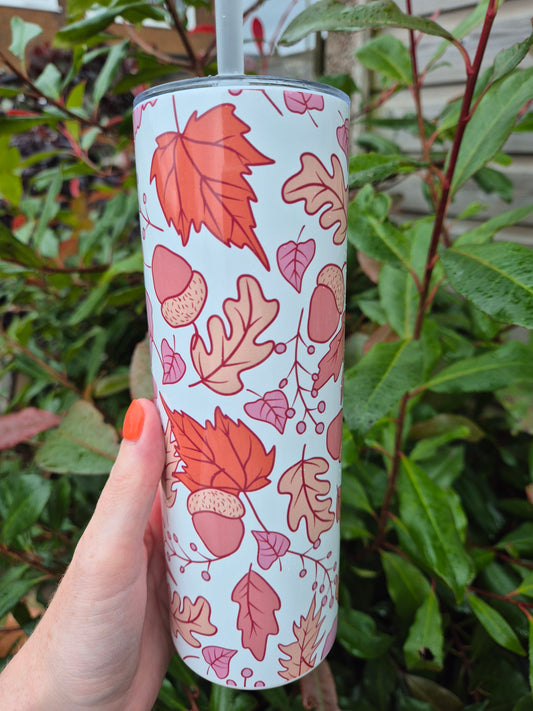 Boho Fall Leaves 15oz & 20oz Tumbler