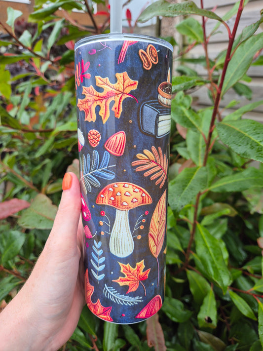 Cozy Fall Bookish 15oz & 20oz Tumbler