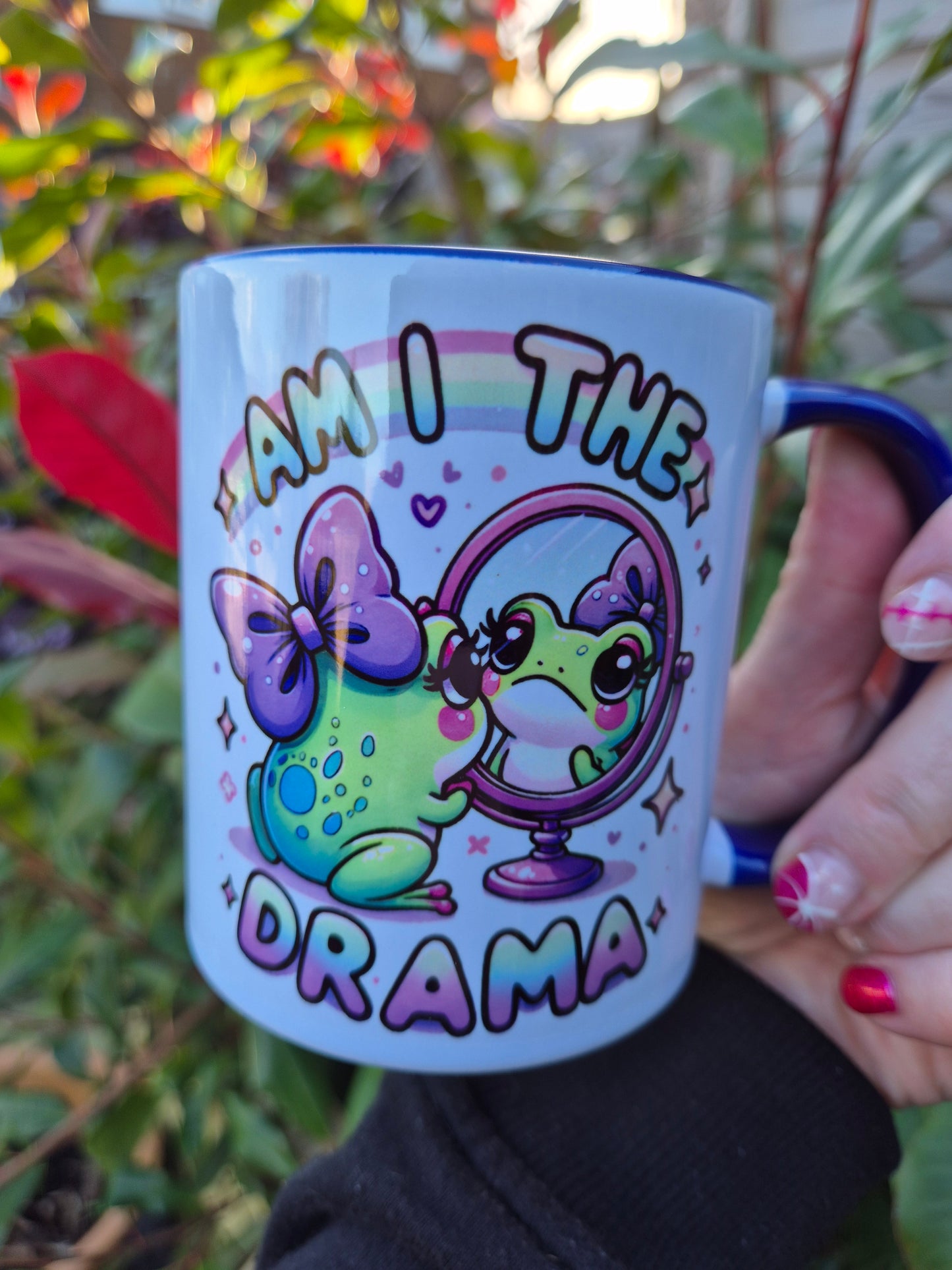 Am I The Drama Frog Mug