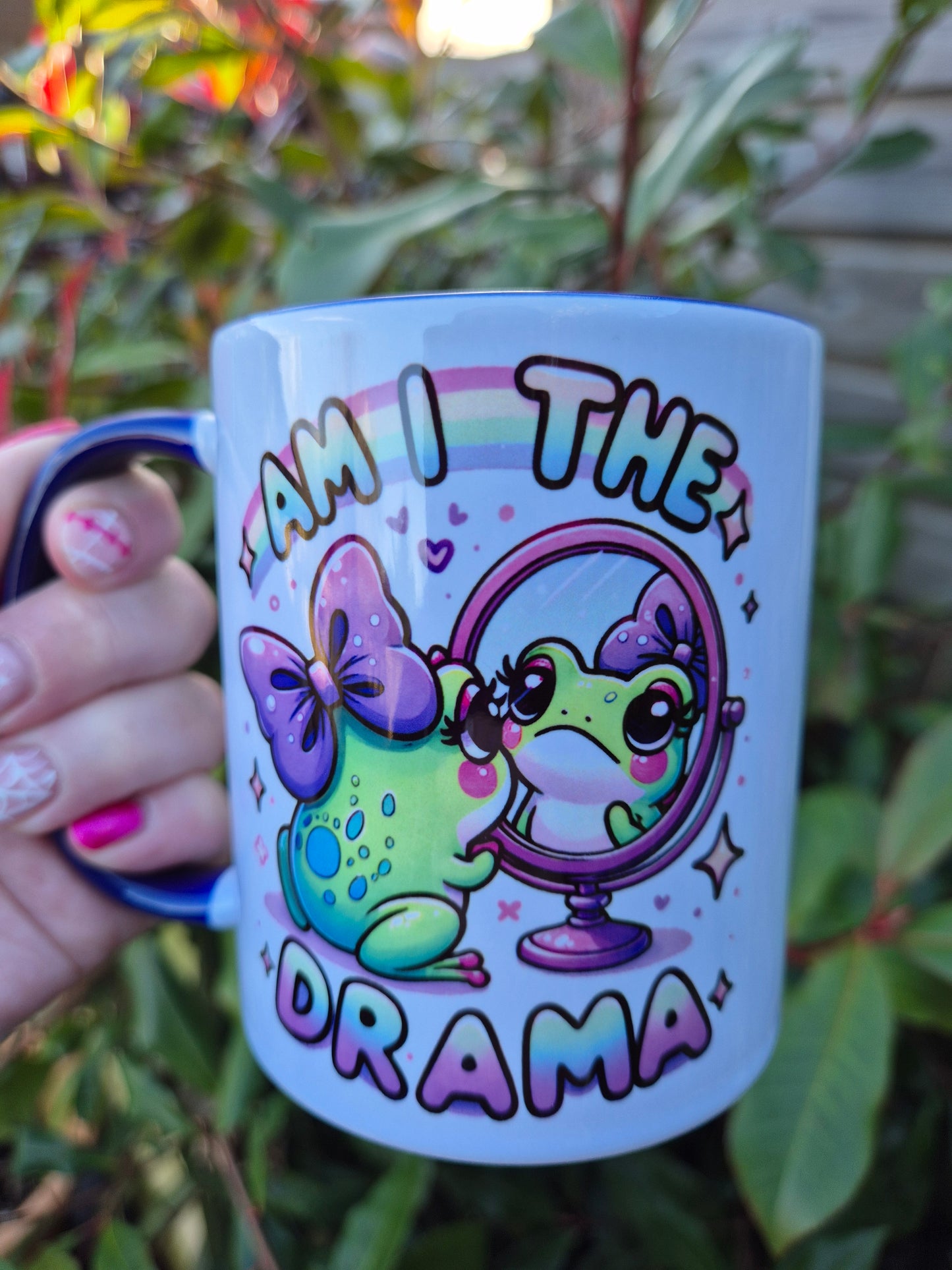 Am I The Drama Frog Mug