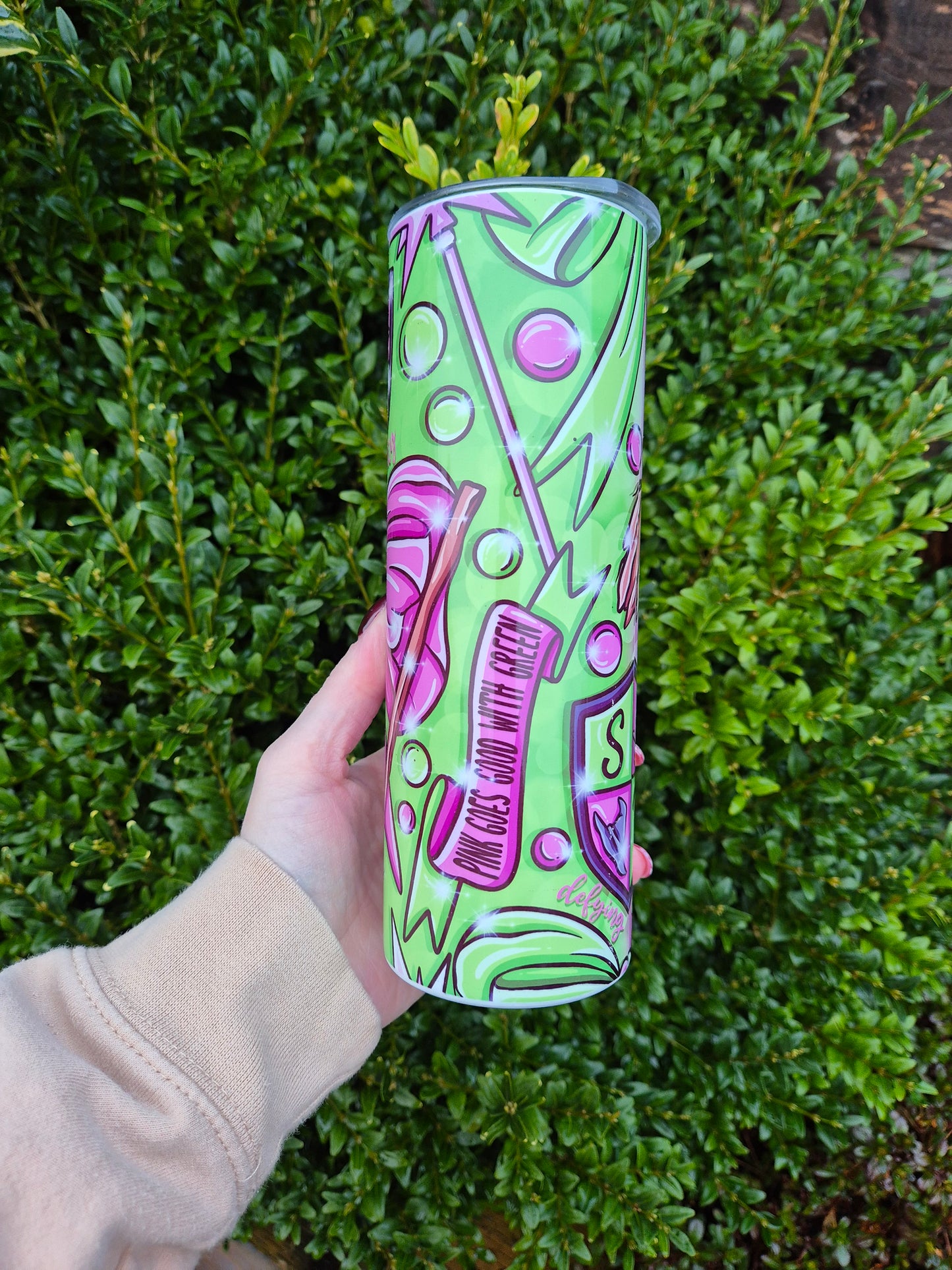 Pink or Green Tumbler