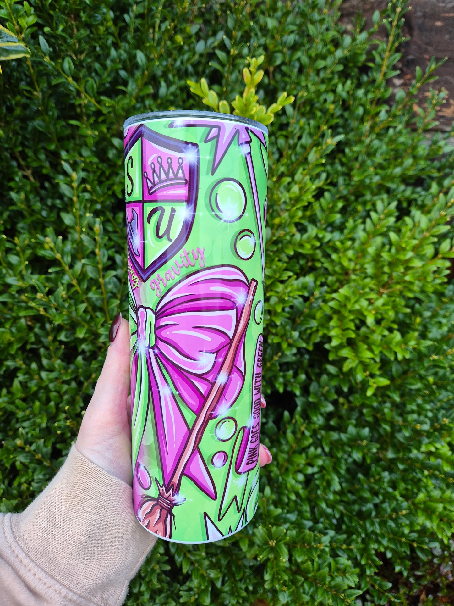 Pink or Green Tumbler