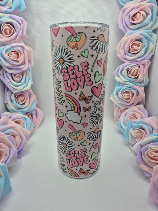 Self Love Floral 15oz & 20oz Tumbler