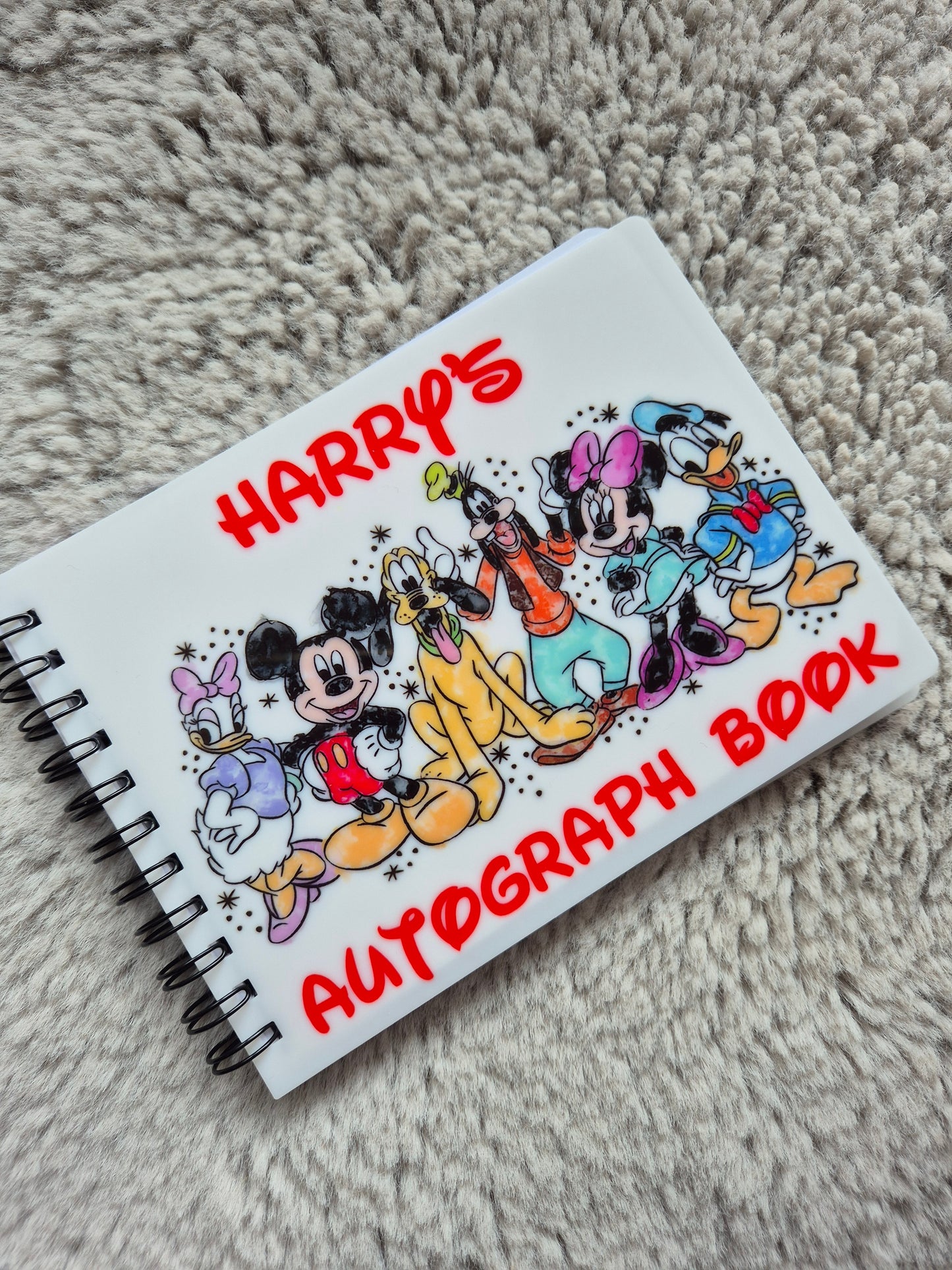 Personalised Friends Autograph Book