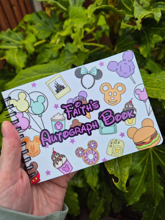 Personalised Snack Autograph Book