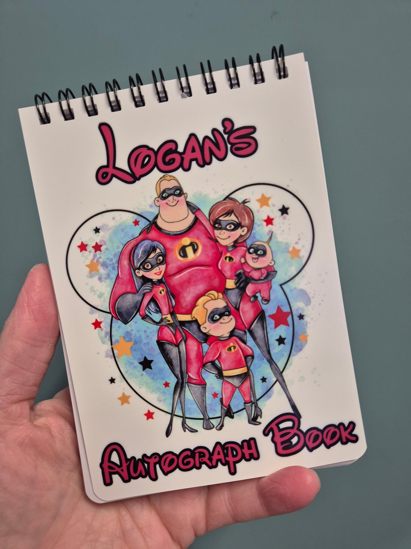 Personalised Superhero Autograph Book