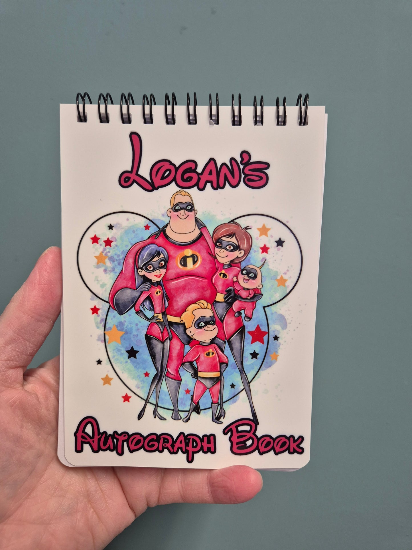 Personalised Superhero Autograph Book