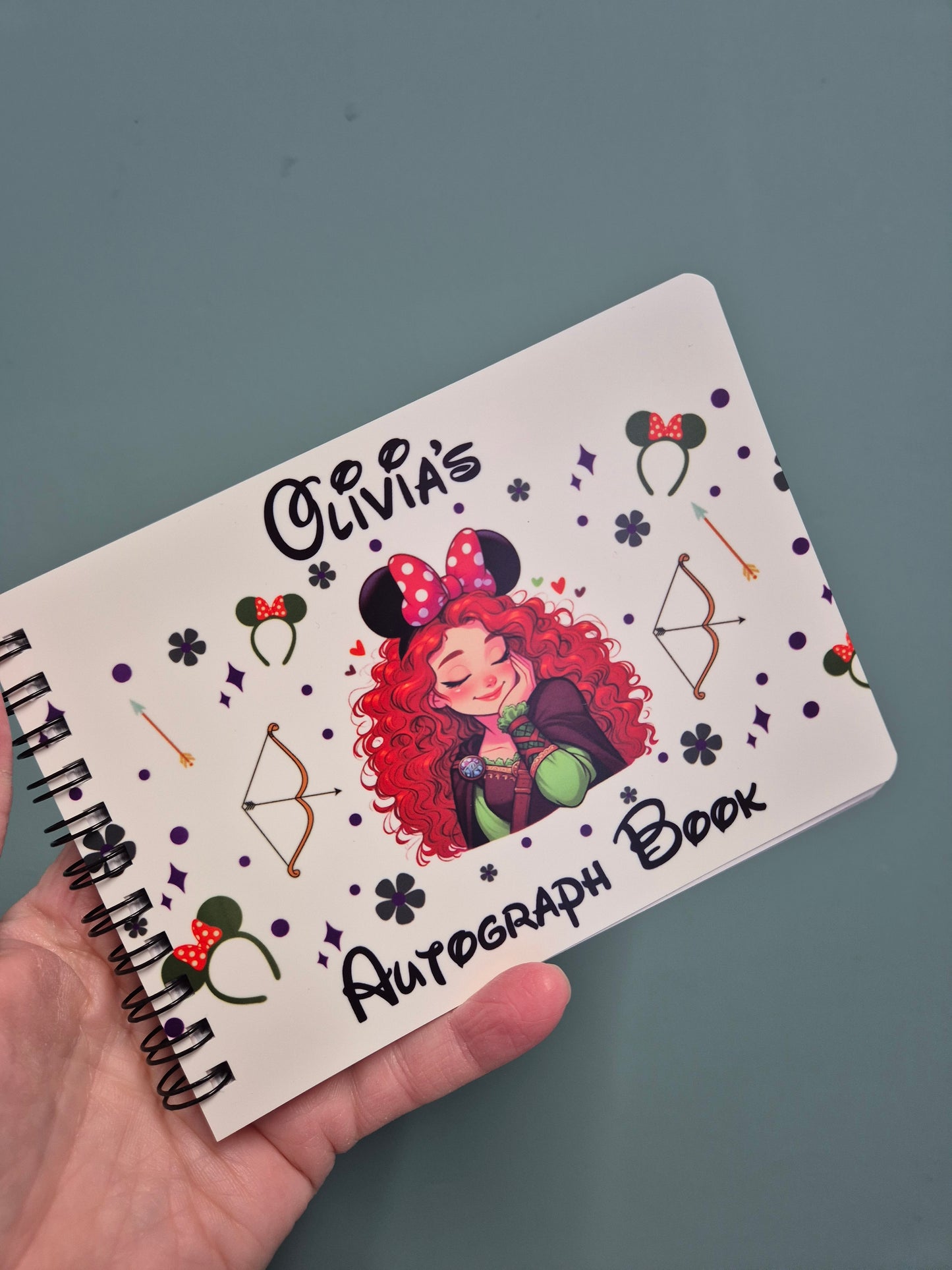 Personalised Merida Autograph Book