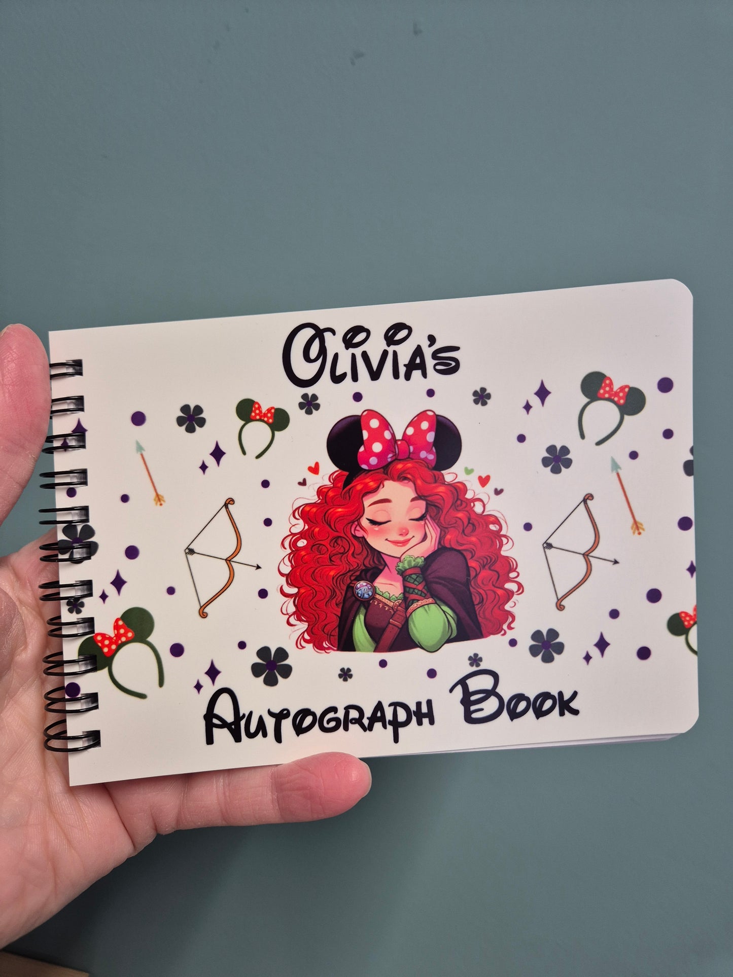 Personalised Merida Autograph Book