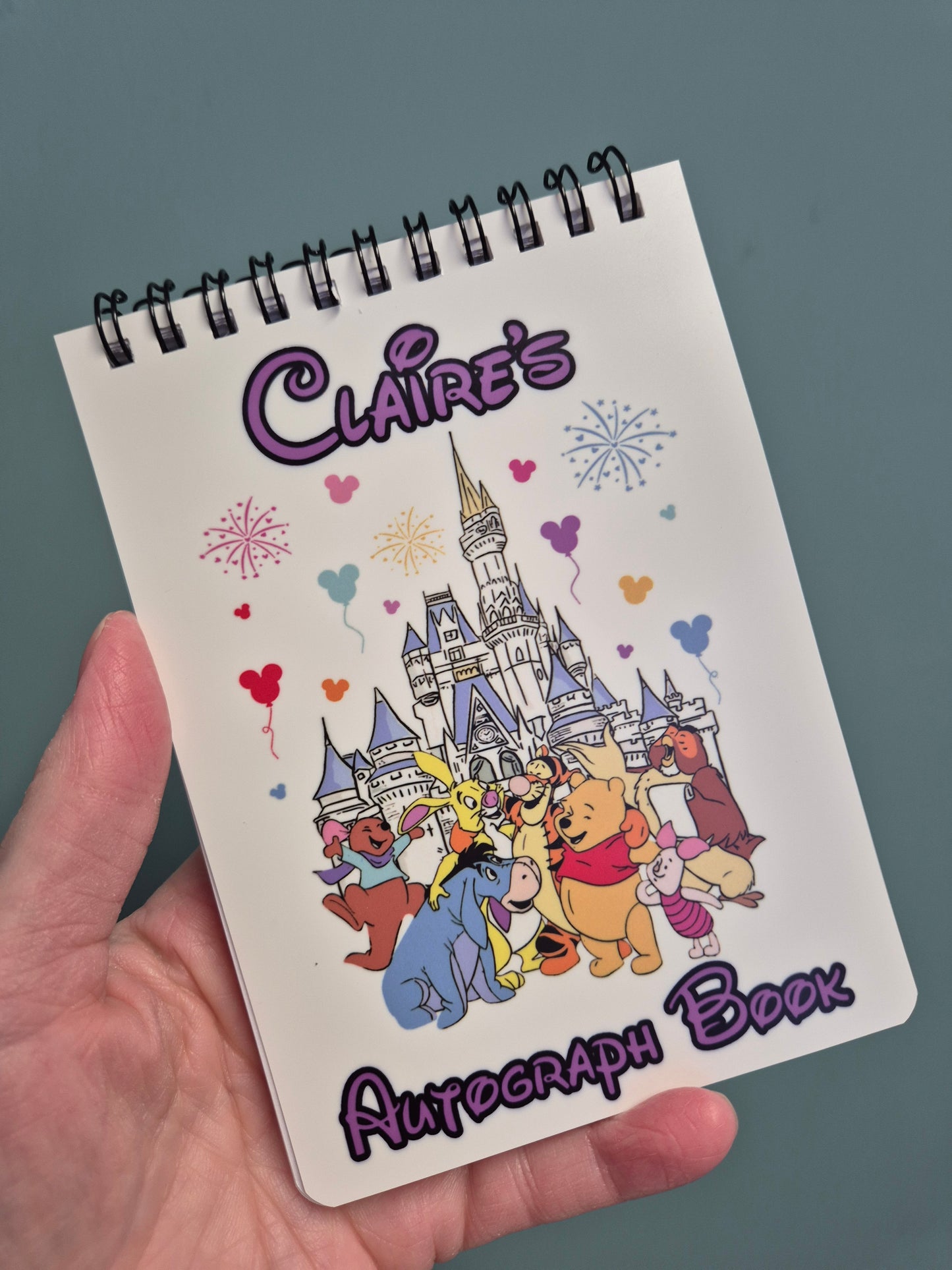 Personalised Castle Autograph Book