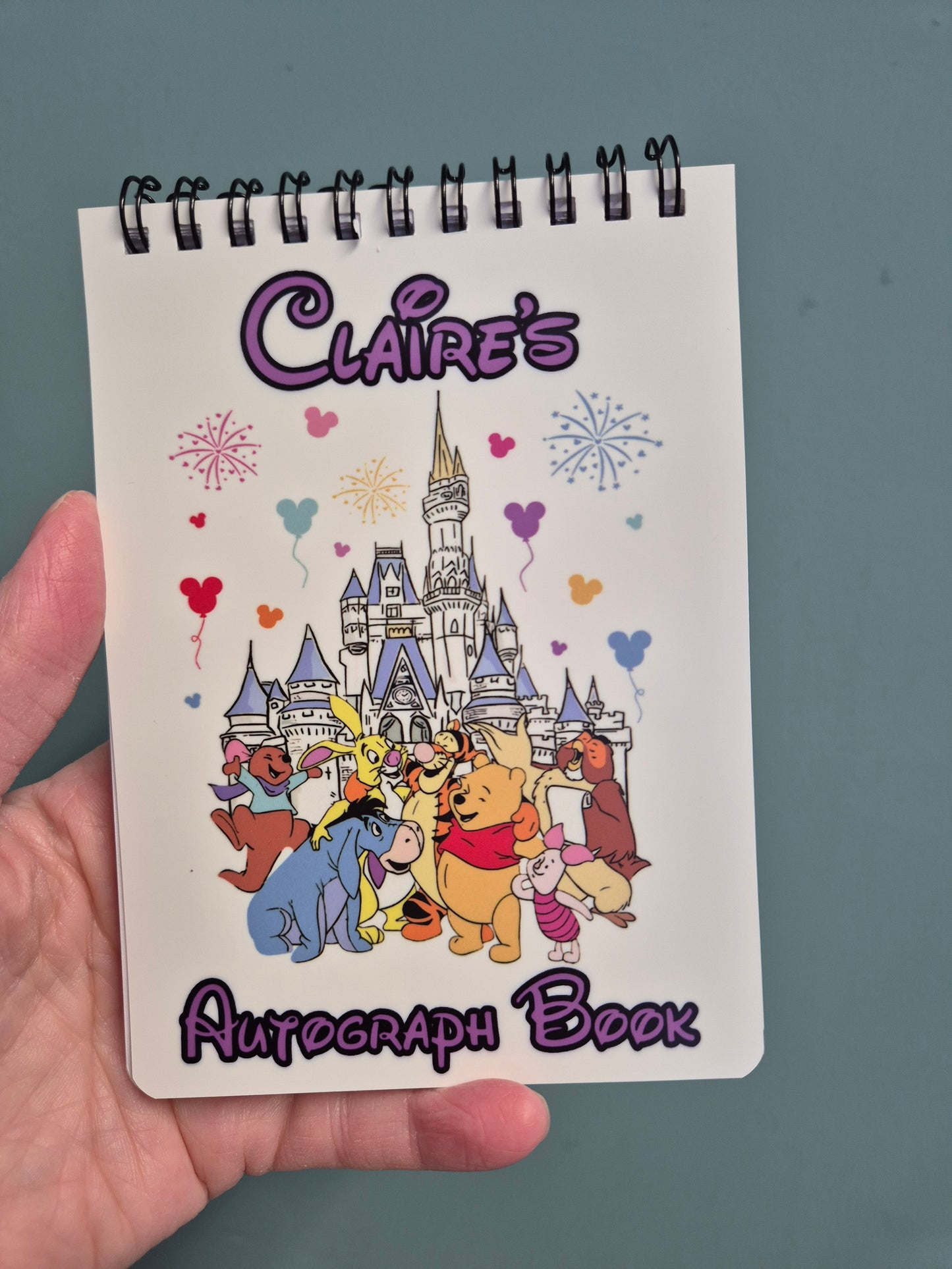 Personalised Castle Autograph Book