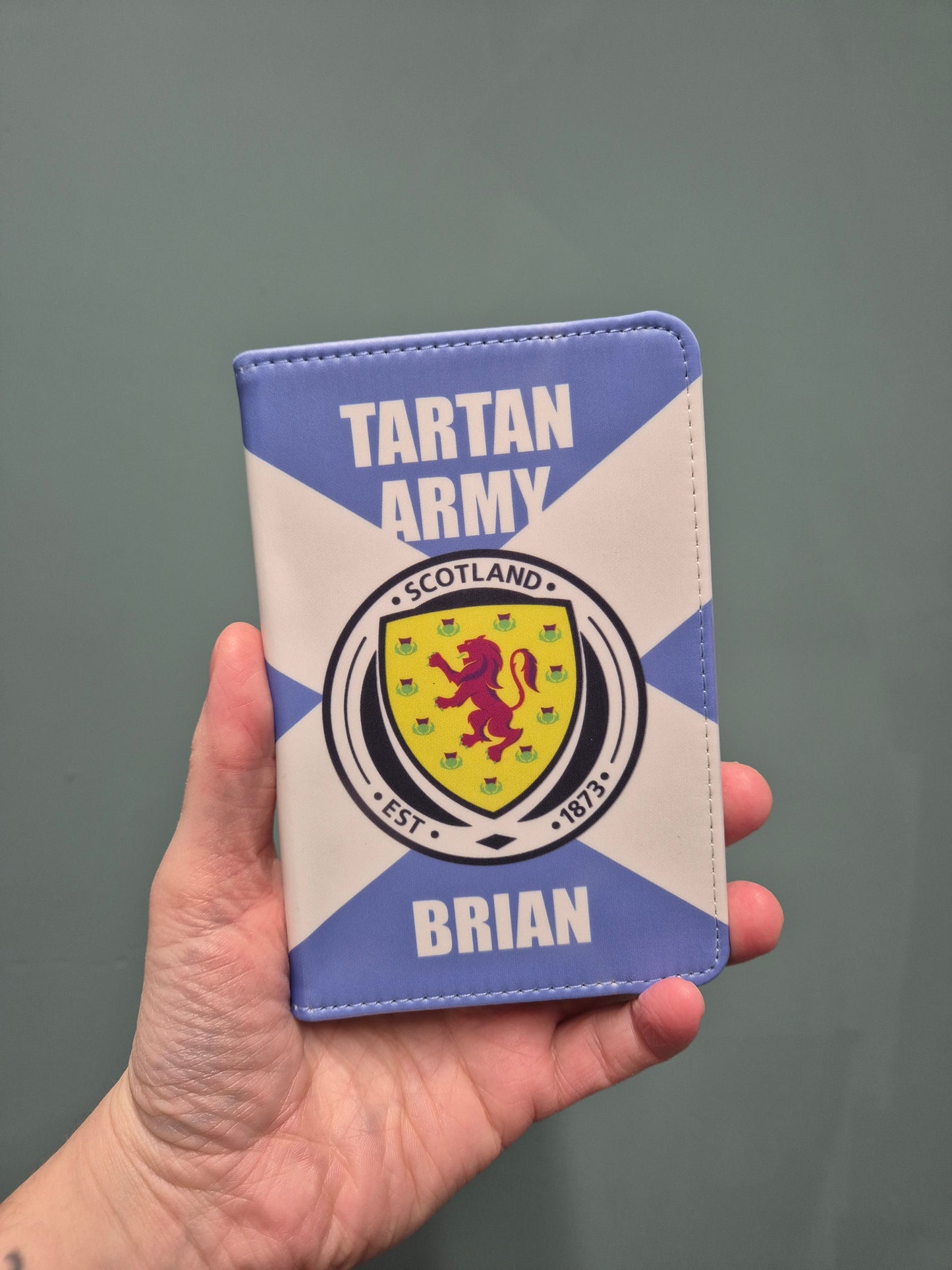 Tartan Army Luggage Tag and Passport Cover