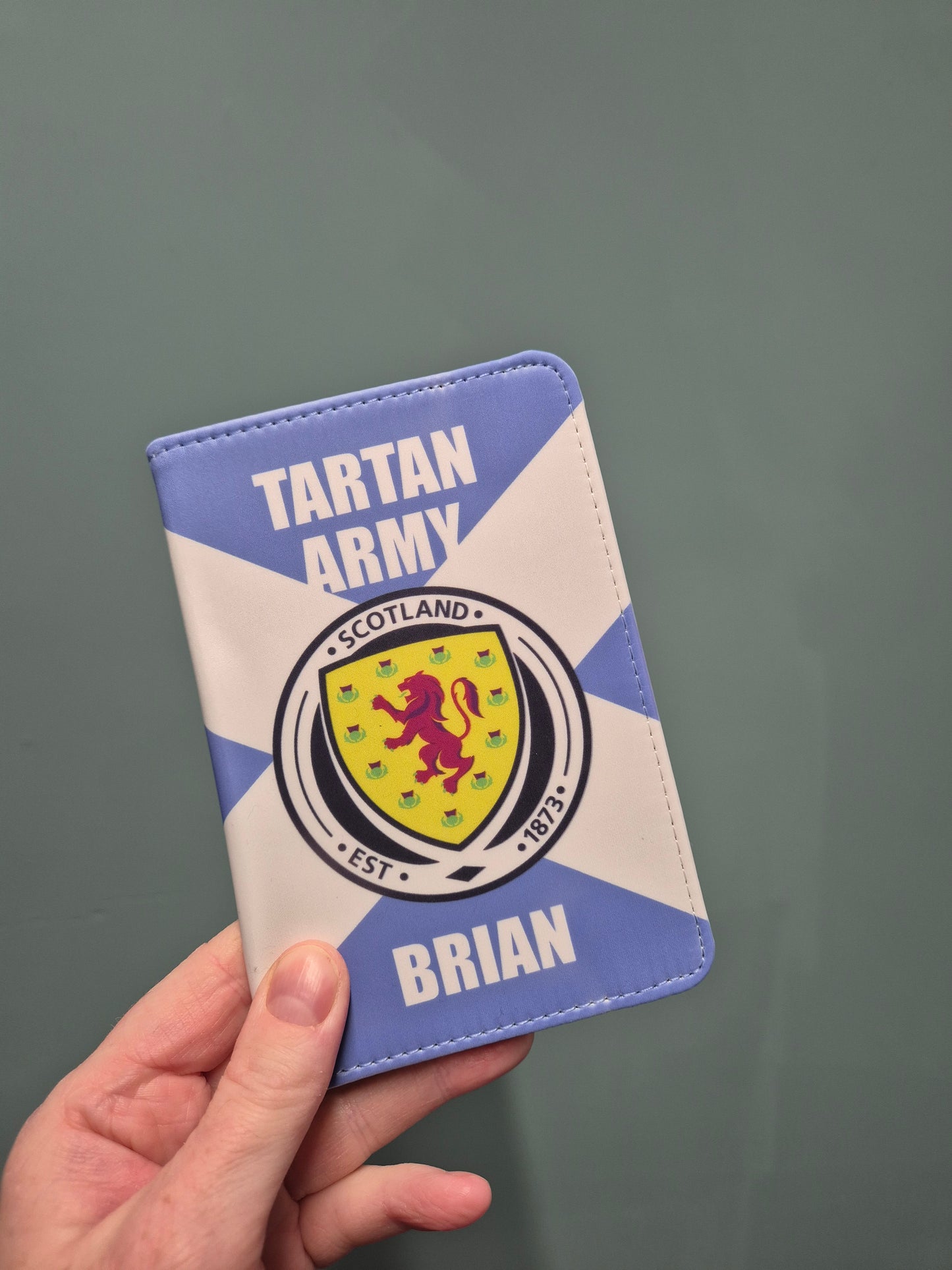 Tartan Army Luggage Tag and Passport Cover