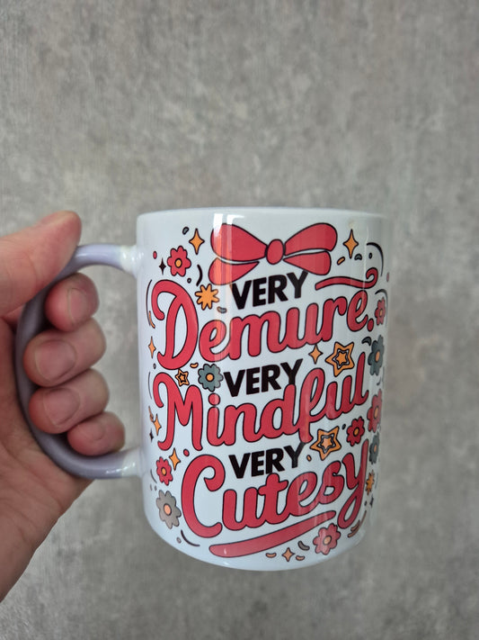 Very Demure Mug (Lilac)