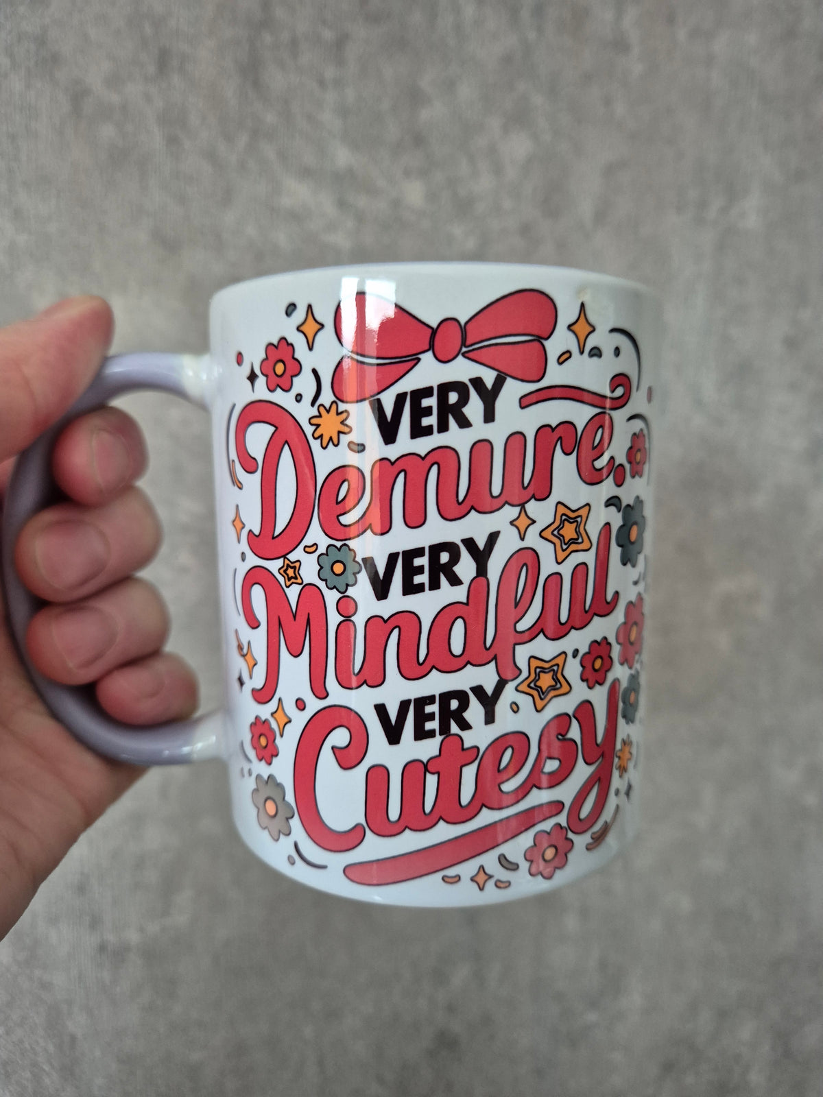 Very Demure Mug (Lilac)