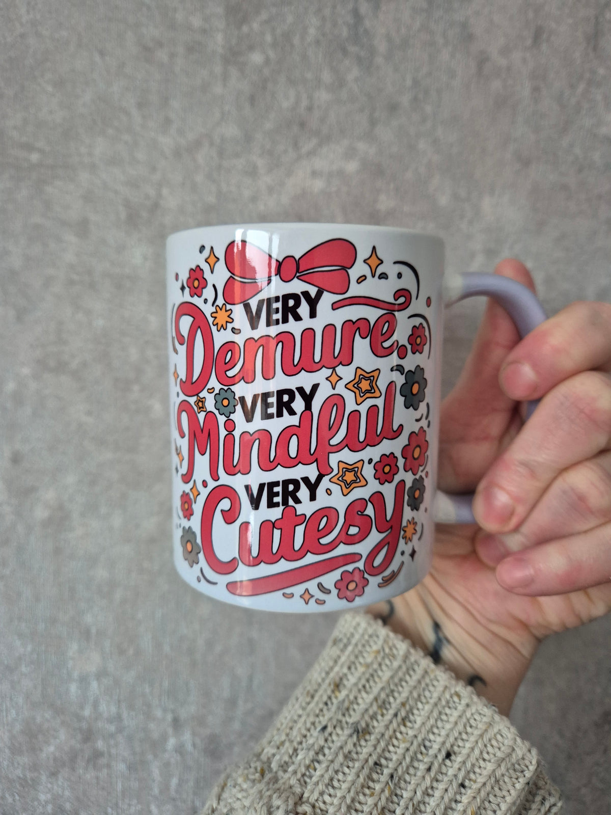 Very Demure Mug (Lilac)