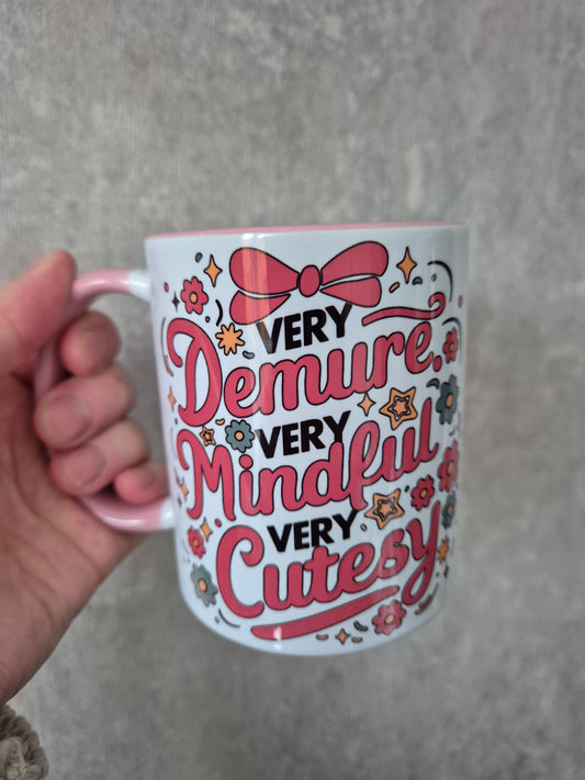 Very Demure Mug (Pink)