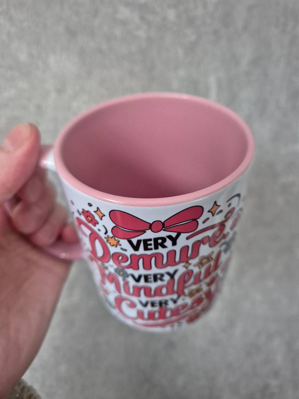 Very Demure Mug (Pink)