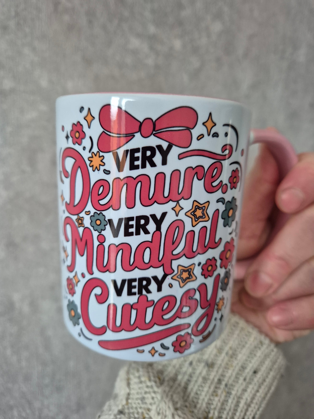 Very Demure Mug (Pink)