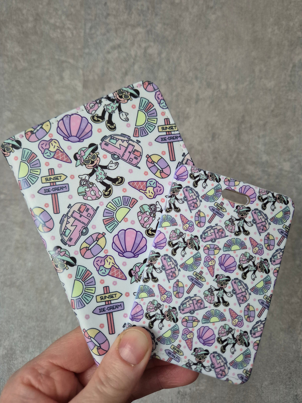 Minnie Mouse Luggage Tag and Passport Cover (Set)