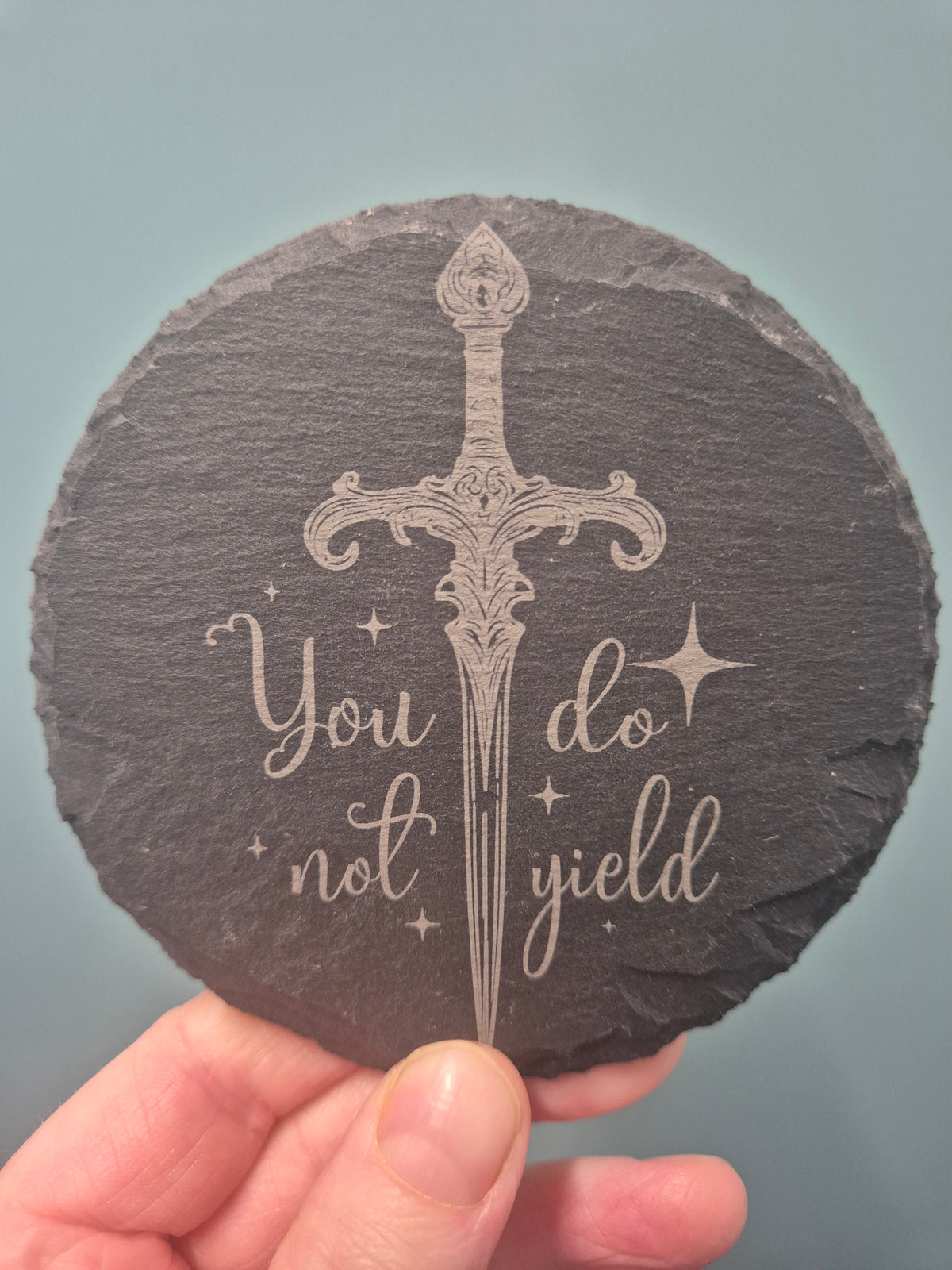 You Do Not Yield Coaster